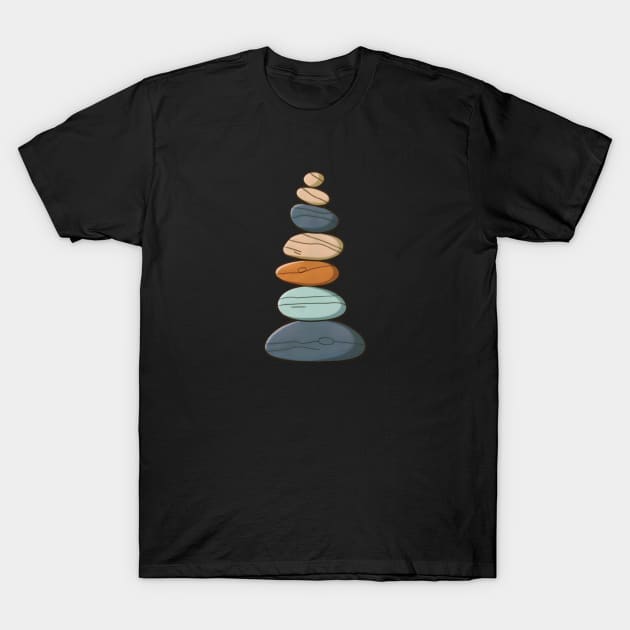 STONE ROCK BALANCING T-Shirt by ThesePrints